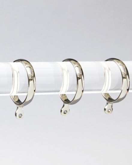 Brass Curtain Drapery Rings | Solid Hardware | Luxholdups