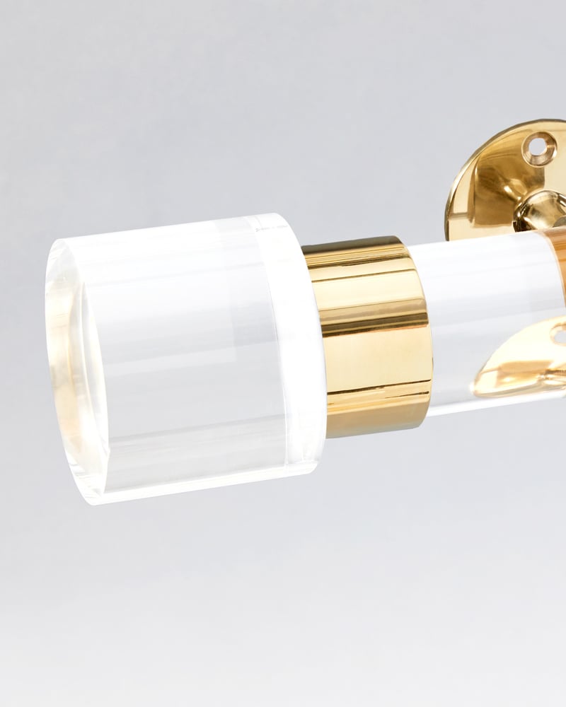 LuxHoldUps 2019 20190821 20190821 LuxHoldUps Curtain Bracket Rings Polished Brass 2 In Lucite Cylinder Endcap v1