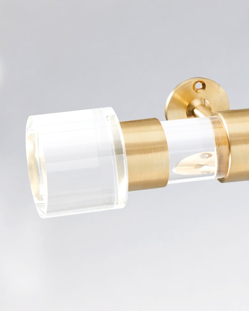 LuxHoldUps 2019 20190821 20190821 LuxHoldUps Curtain Bracket Rings Satin Brass 1 1 2 Lucite Cylinder Endcap v1