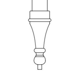 Tapered Foot